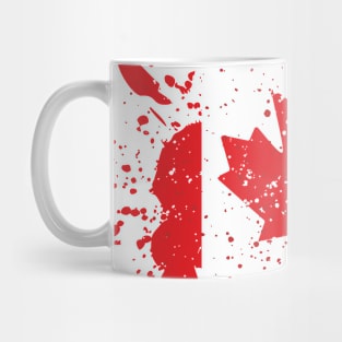 Grunge Canadian Flag Mug